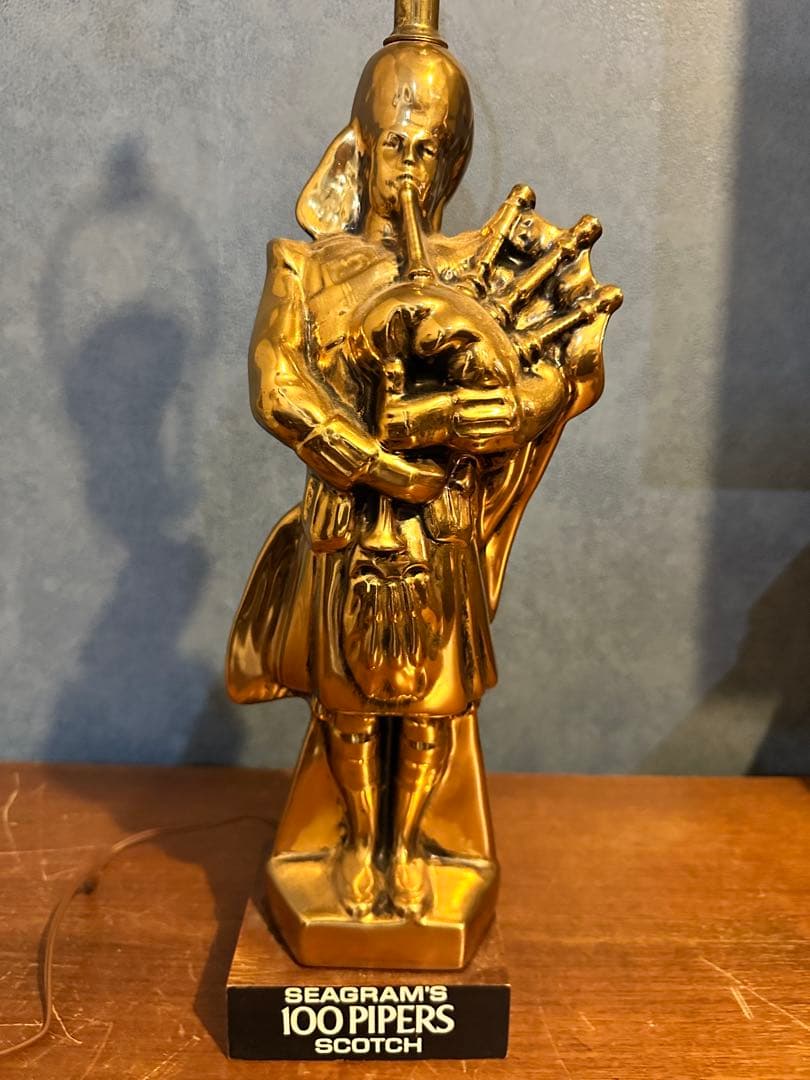 ヴィンテージ　Seagram's 100 Pipers テーブルランプ