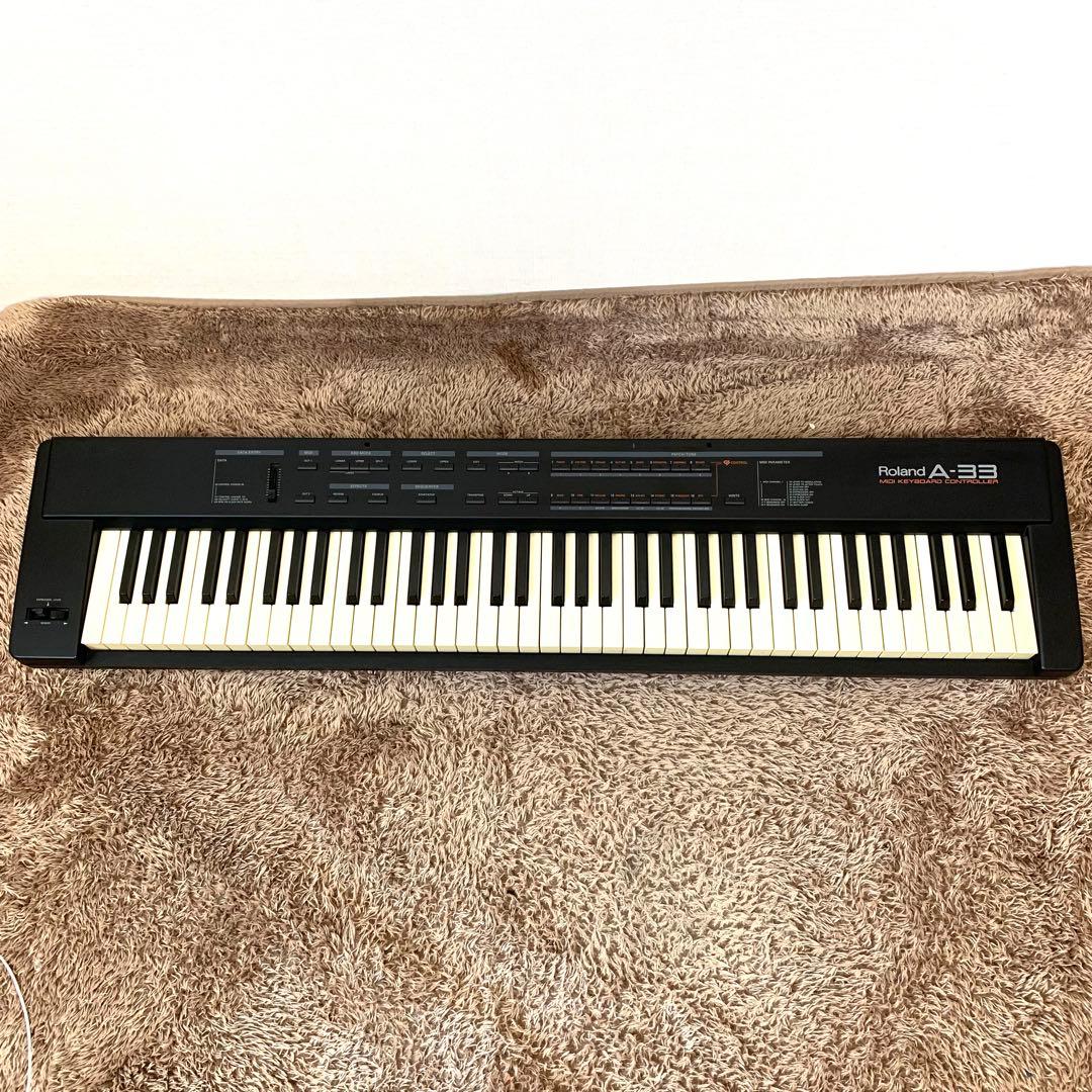 美品】Roland A-33 MIDIキーボード 本体のみ 通電OK - メルカリ