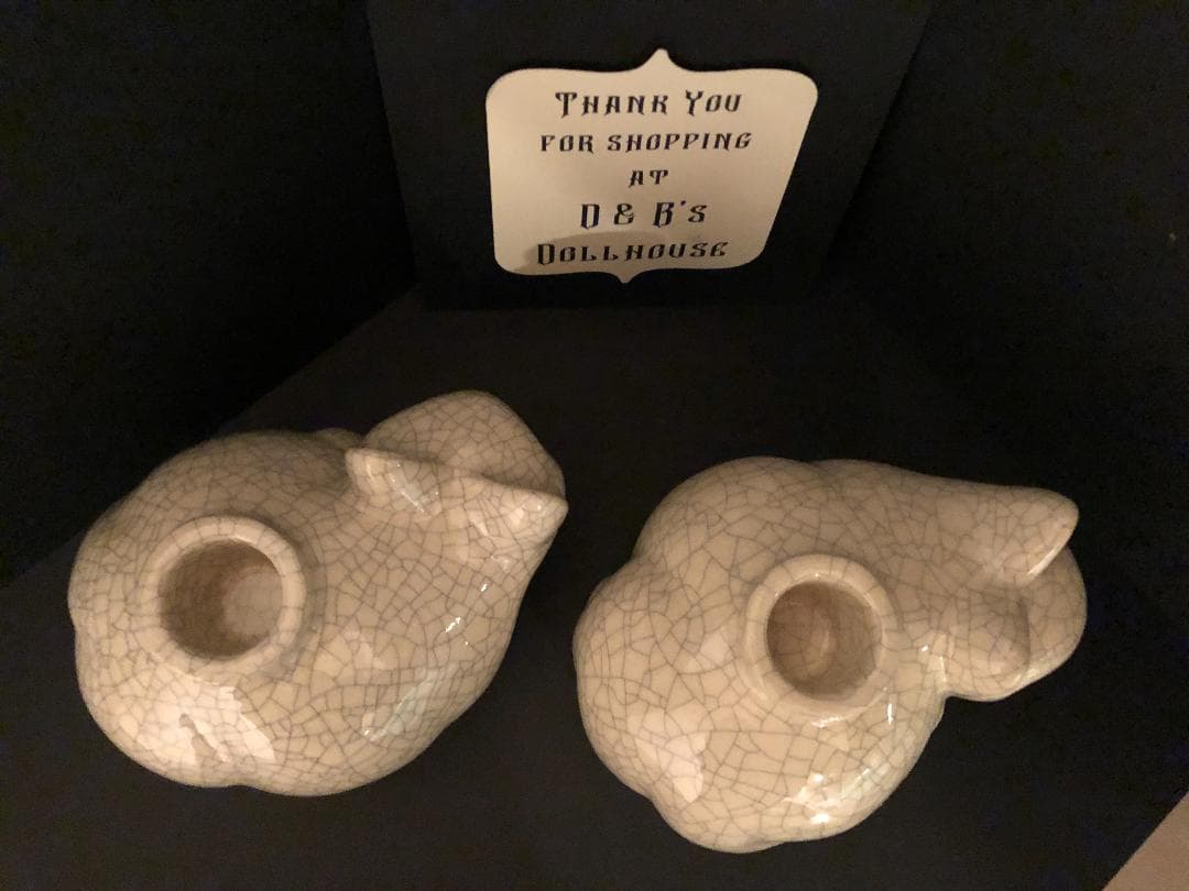 【希少＊限定品】ティファニー キャット キャンドル 猫 置物 ヴィンテージ