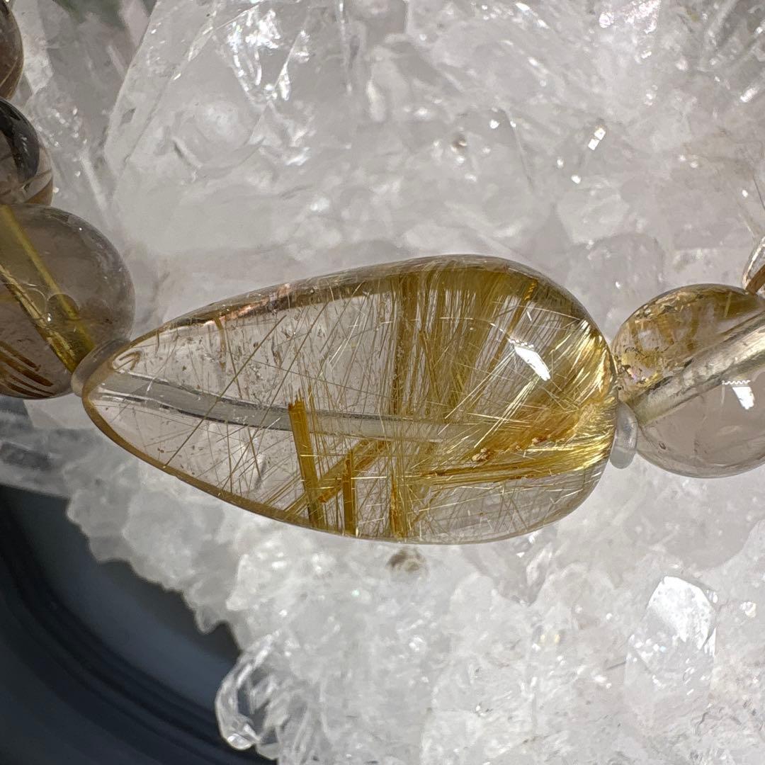 ＊野村早代様お取置き2/1＊ルチルクォーツ　ブレスレット