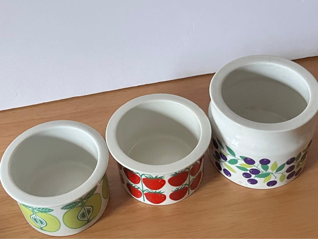 ARABIA　アラビア pomona ポモナ ジャムポット3個