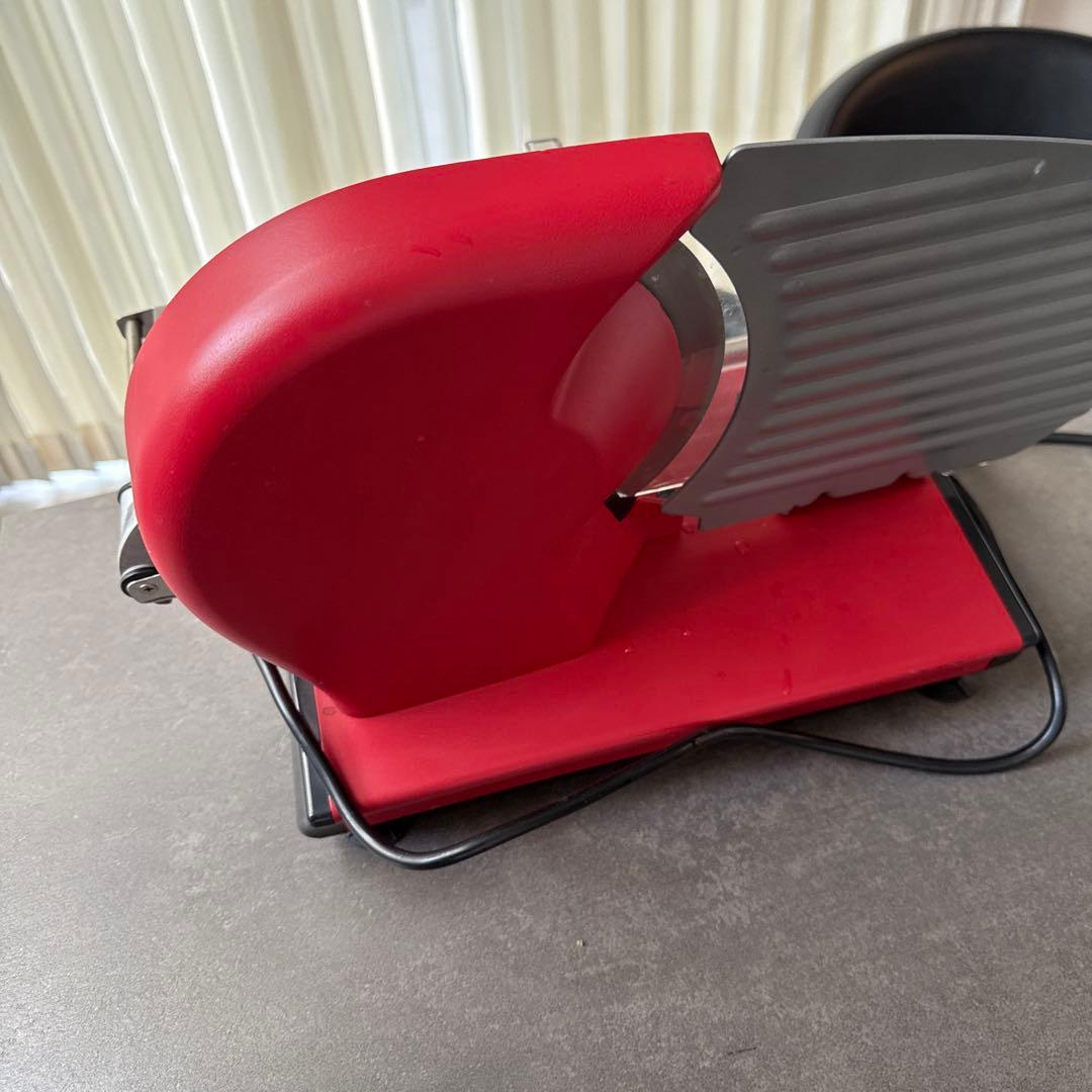 ミナト 家庭用ミートスライサー HMS-220(回転刃220mm、100V)