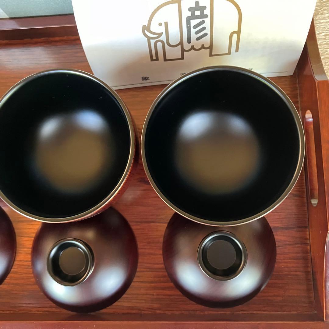 並木恒延 かに絵豆椀 ５客 小ぶりのお椀