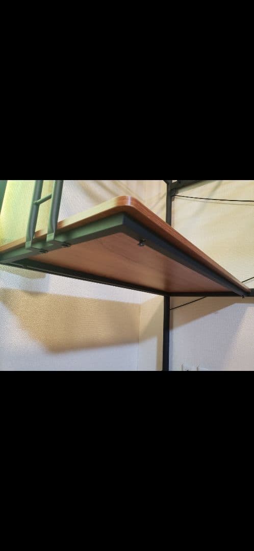 ロフトベッド 200cm 高さ シングル デスク付き