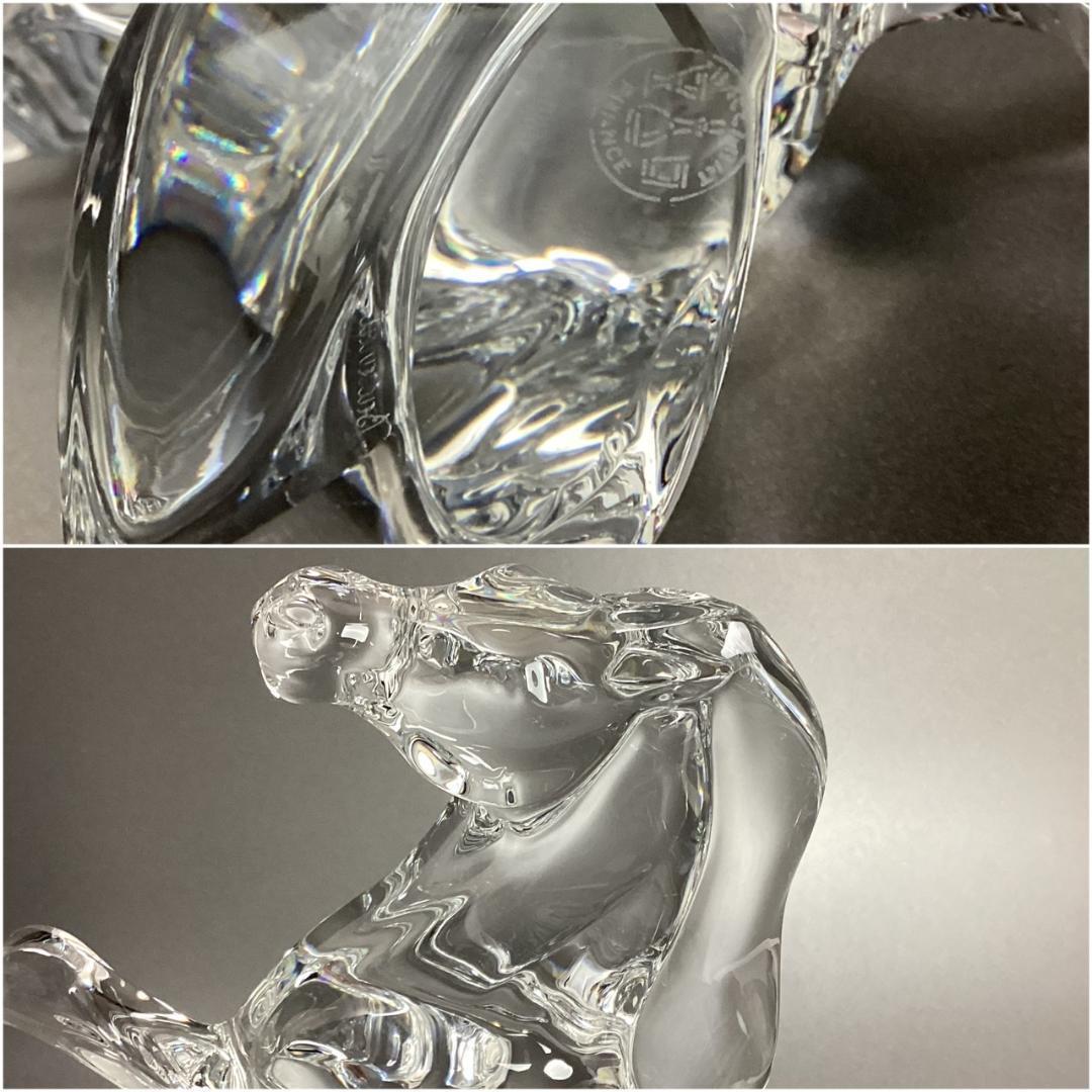 ★美品★バカラ いななく馬 跳ね馬 ジャンピングホース 置物 Baccarat