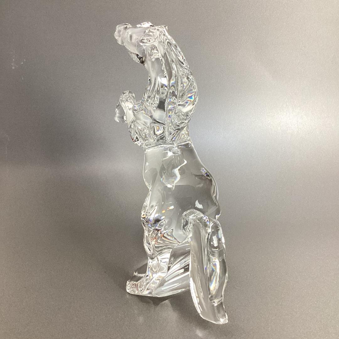 ★美品★バカラ いななく馬 跳ね馬 ジャンピングホース 置物 Baccarat