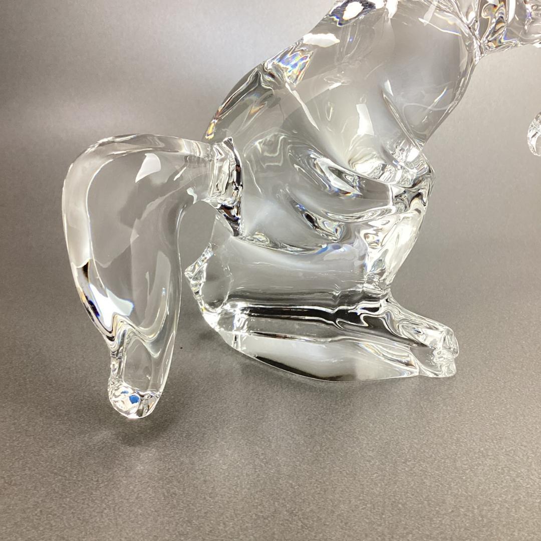 ★美品★バカラ いななく馬 跳ね馬 ジャンピングホース 置物 Baccarat