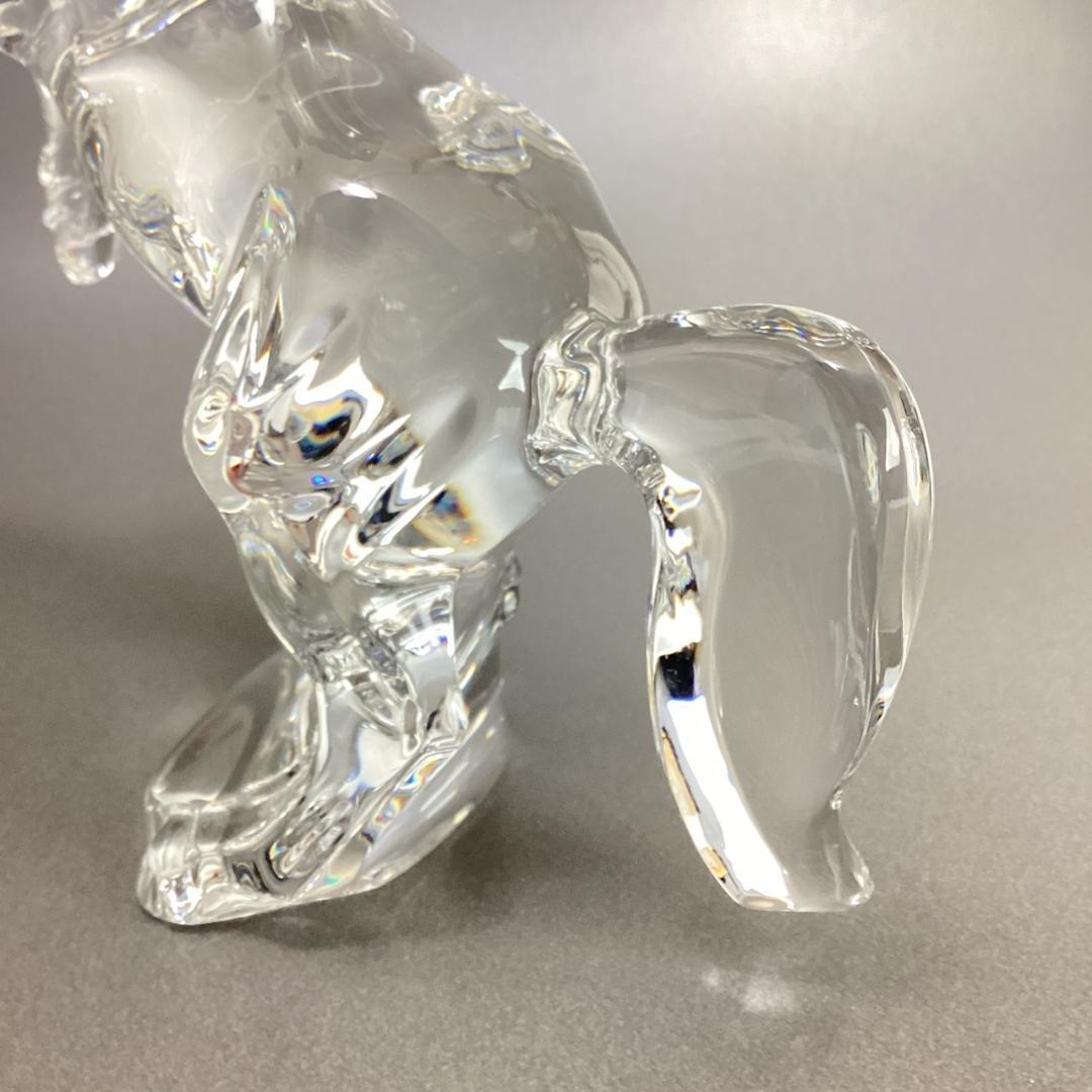 ★美品★バカラ いななく馬 跳ね馬 ジャンピングホース 置物 Baccarat