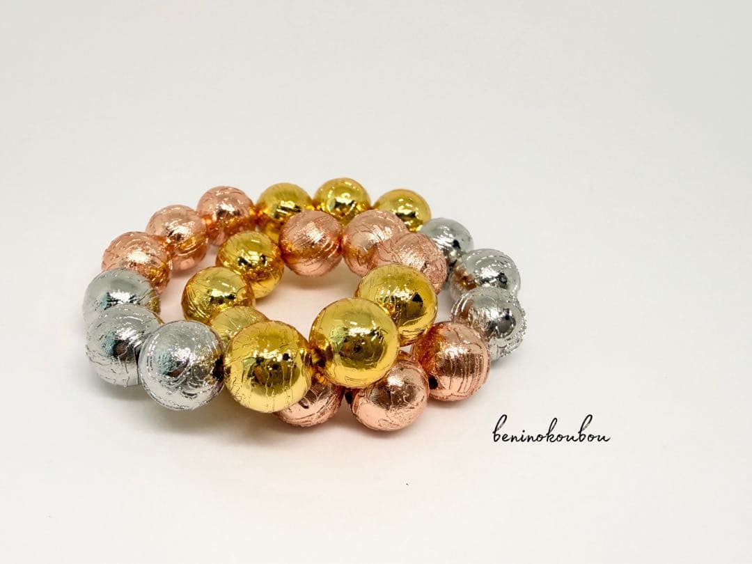 【1点物】宇宙からの贈り物 アルタイ隕石（メテオライト）8㍉MIXカラー金運の石