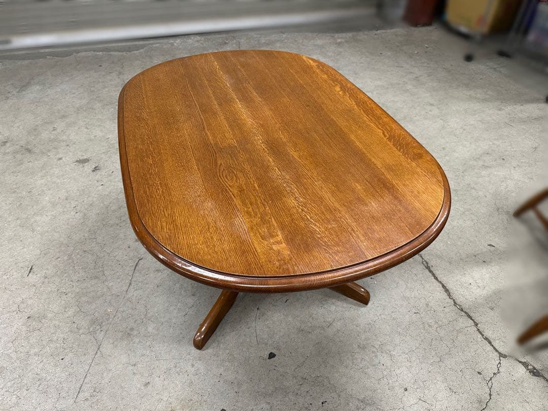 飛騨高山　柏木工　4人用ダイニングテーブルセット　チェア4脚