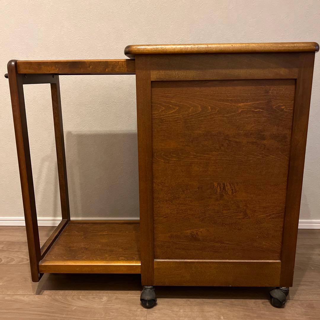 サイドテーブル　棚　アンティーク　昭和