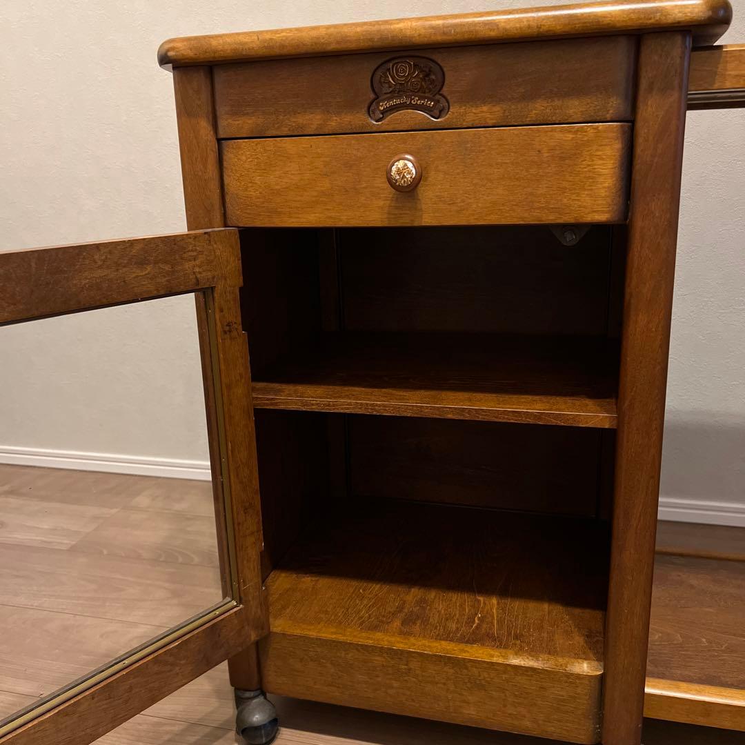 サイドテーブル　棚　アンティーク　昭和