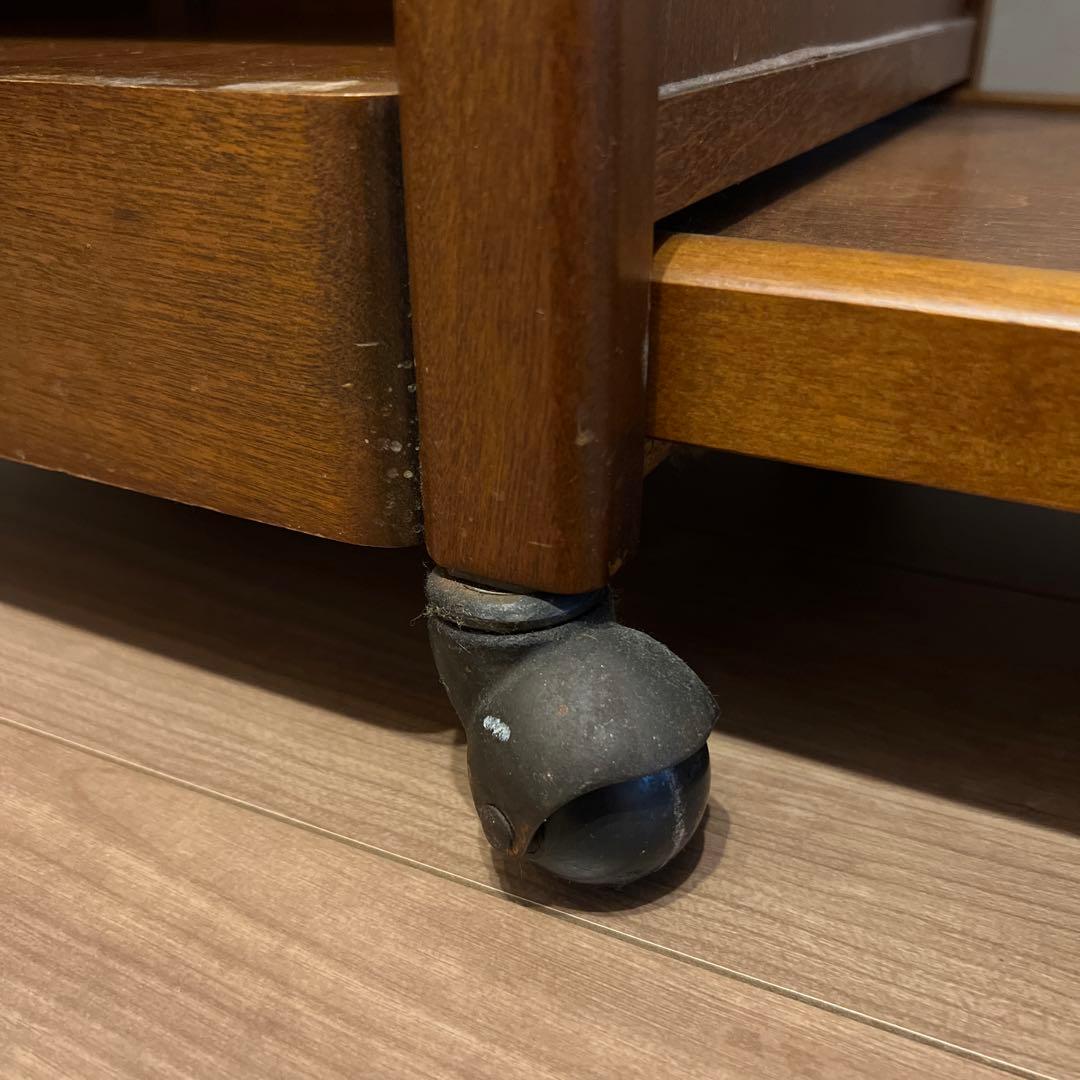 サイドテーブル　棚　アンティーク　昭和