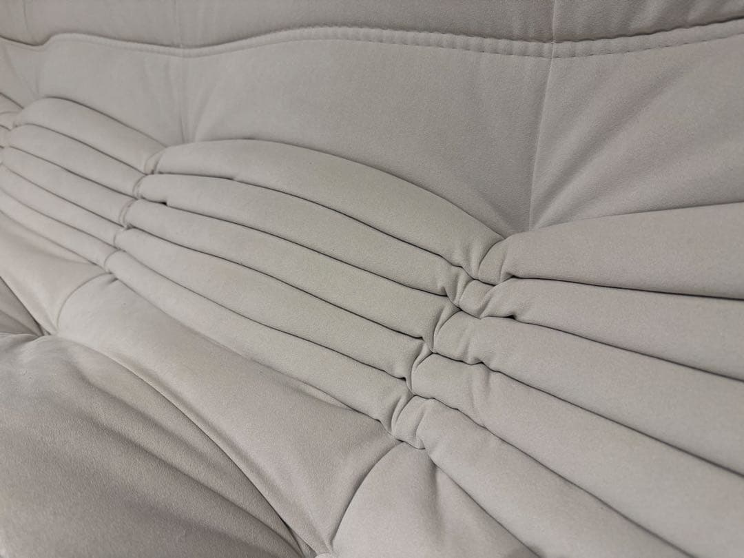 リーンロゼ トーゴ 3Pソファ Lランク　ウルトラスエード Fog 5969