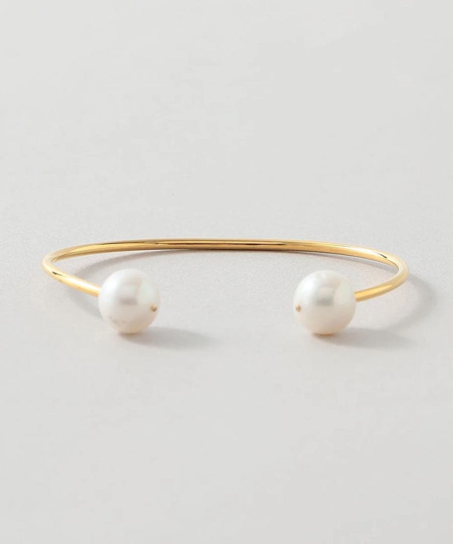 【Mounir/美品】パールバングル 限定品