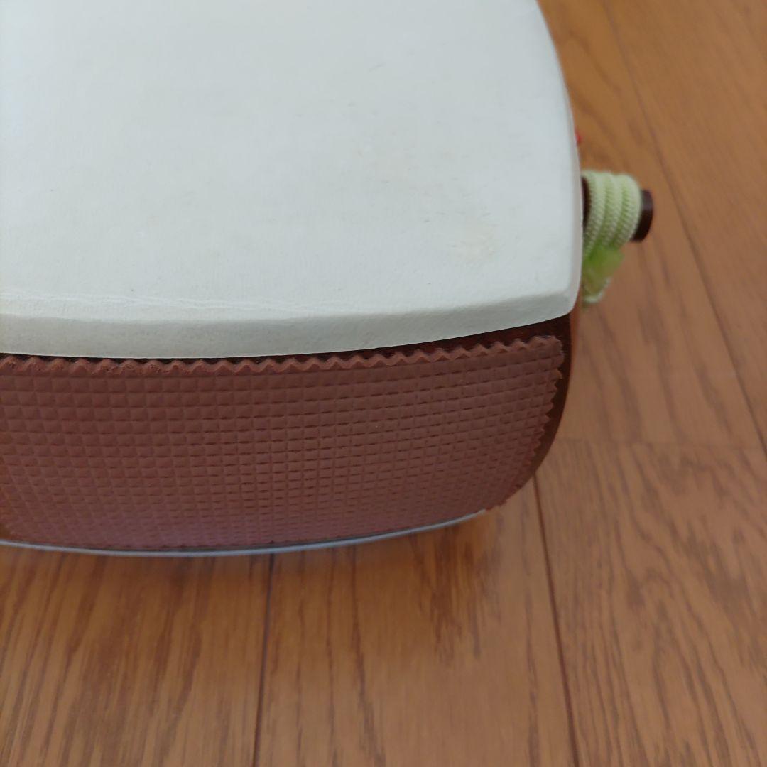 三味線　中棹　正寸　犬張り替え済み　裏破れあり　ハードケース付き