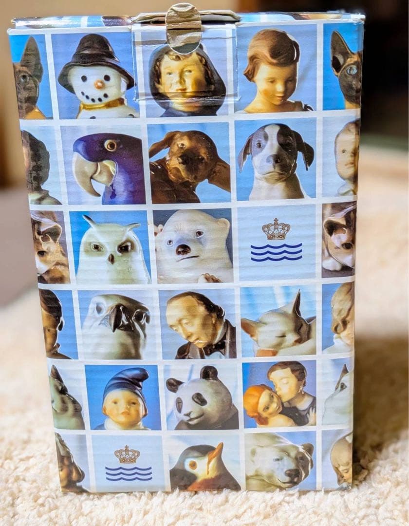 ロイヤルコペーハーゲン　イヤーフィギリン 陶器製 小鳥の置物 2羽