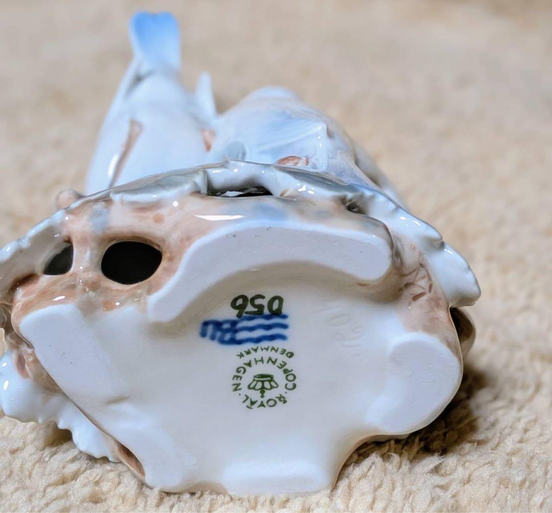 ロイヤルコペーハーゲン　イヤーフィギリン 陶器製 小鳥の置物 2羽