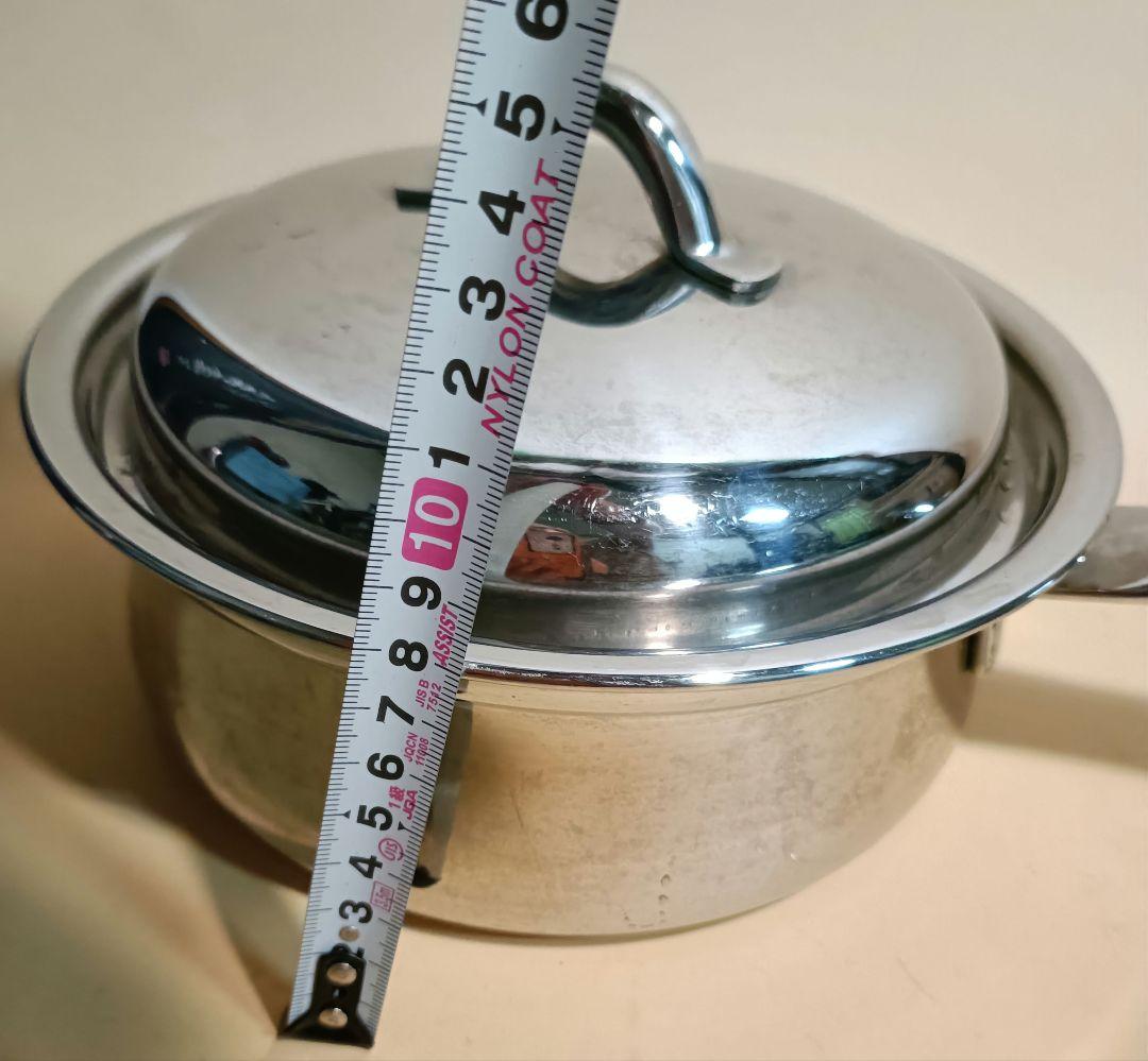 アサヒ軽金属…コストダウン前7層プリンセスなべSLセットIH対応…鍋外径21cm