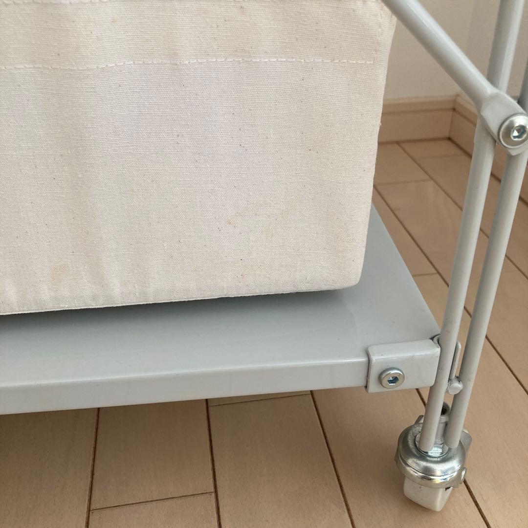 無印良品　スチールユニットシェルフ帆布バスケットセット・幅５６ｃｍタイプ