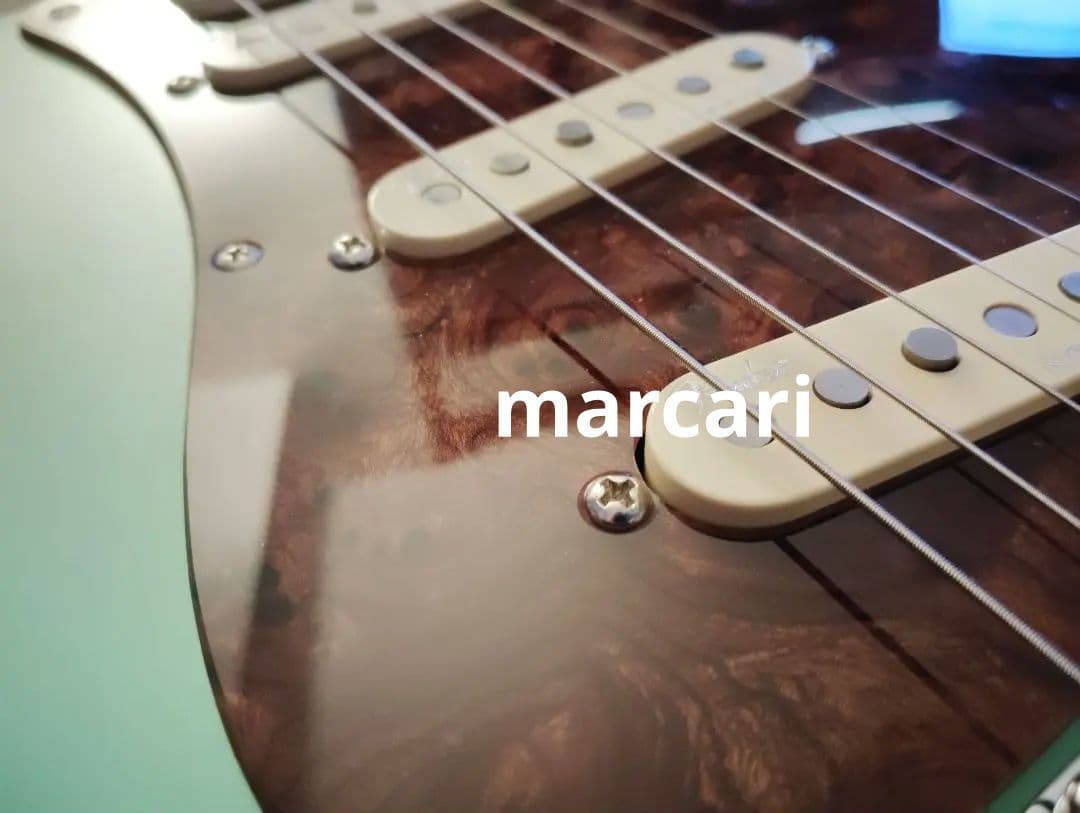 ストラトキャスター 木製PG サーフグリーン コンポーネント - メルカリ