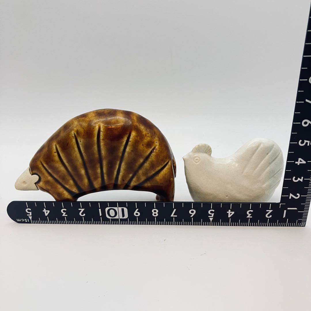 今井律湖 動物オブジェ人形セット 益子焼 IDEE リサラーソン - メルカリ