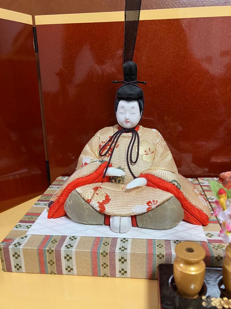 雛人形セット 東京 久月 真多呂作 二段 ひな祭り 石膏 - メルカリ