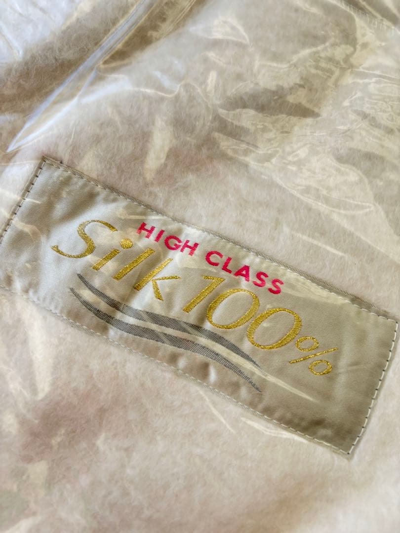 更に値下げ 格安★最高級 絹毛布★シルク100%★シルク毛布★78000円の品