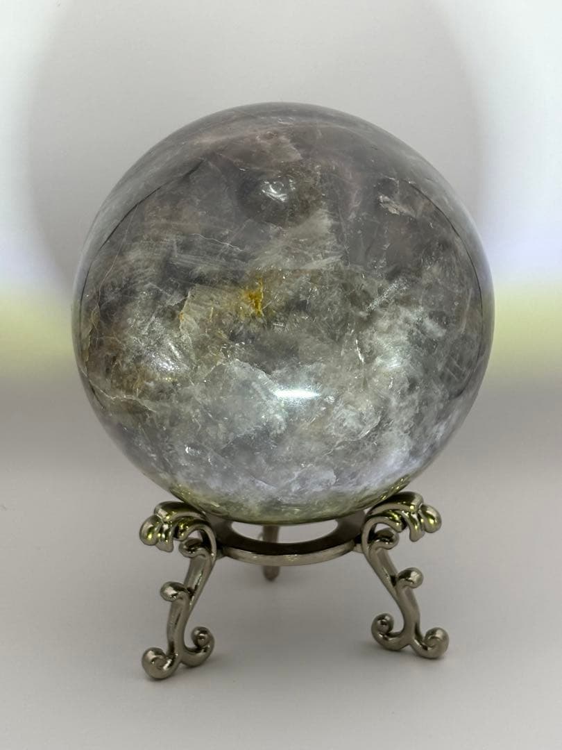 希少大玉！ブルーローズクォーツ＊9.3cm大玉スフィア＊パワーストーン天然石