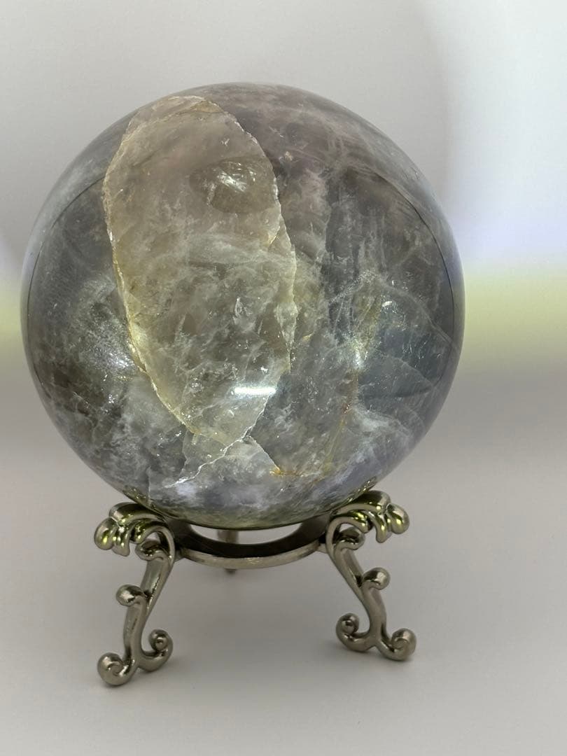 希少大玉！ブルーローズクォーツ＊9.3cm大玉スフィア＊パワーストーン天然石