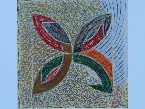 F・ステラ、Polar Co-ordinates Ⅶ、希少画集画、新品額付