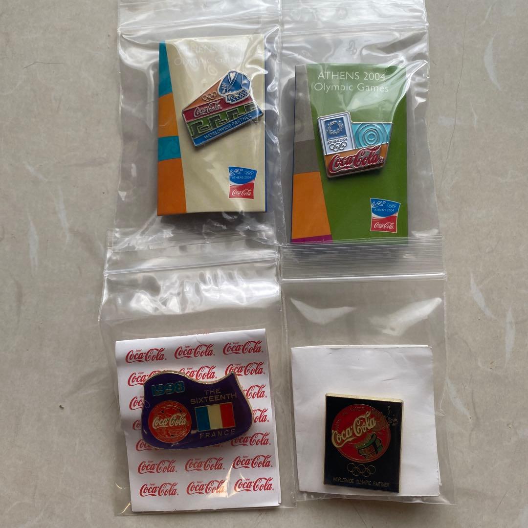 マクドナルド コカコーラ コラボ ピンバッジ オリンピック ワールド