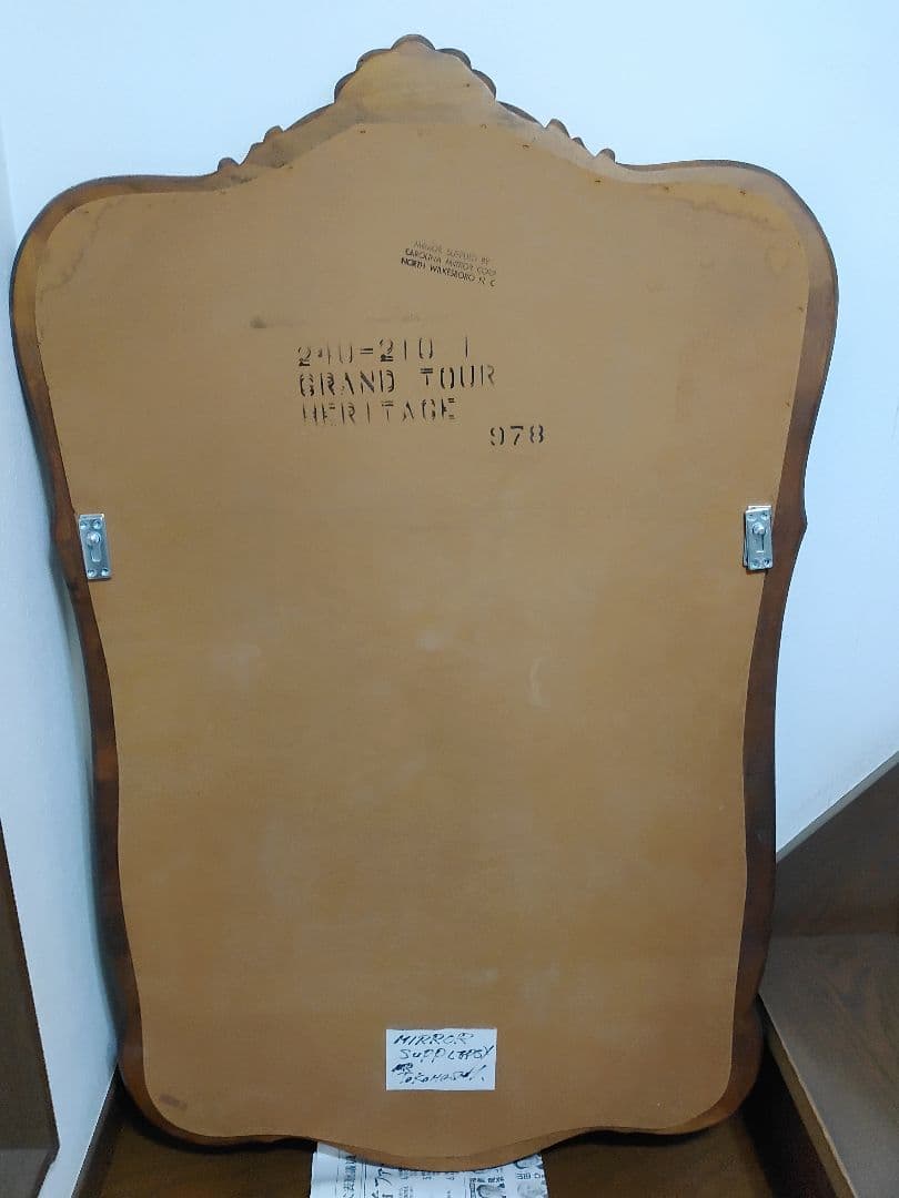 希少 ビッグサイズ 大型ミラー 高さ1260mm カロライナ・ミラー社 送料無料