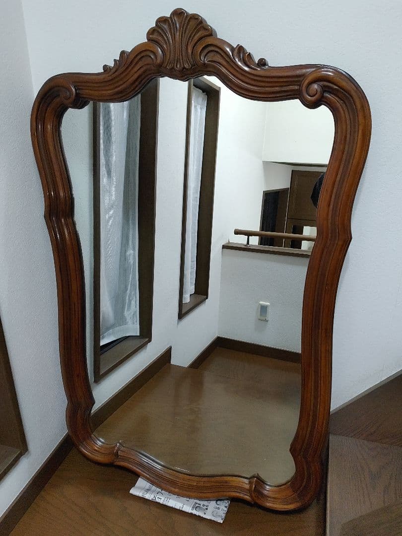 希少 ビッグサイズ 大型ミラー 高さ1260mm カロライナ・ミラー社 送料無料