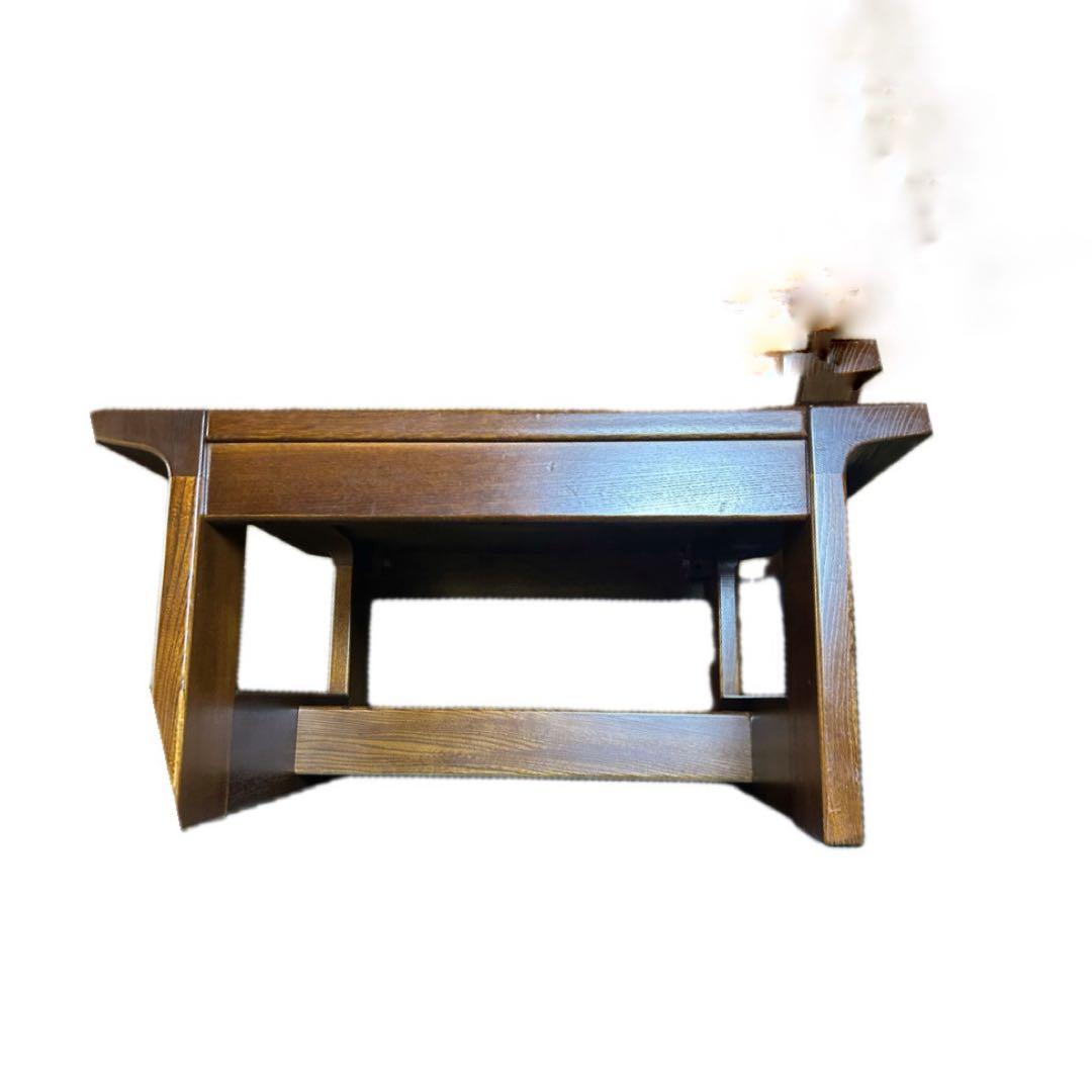 アンティーク 飛騨産業 サイドテーブル キツツキ 和風 キツツキマーク　レトロ