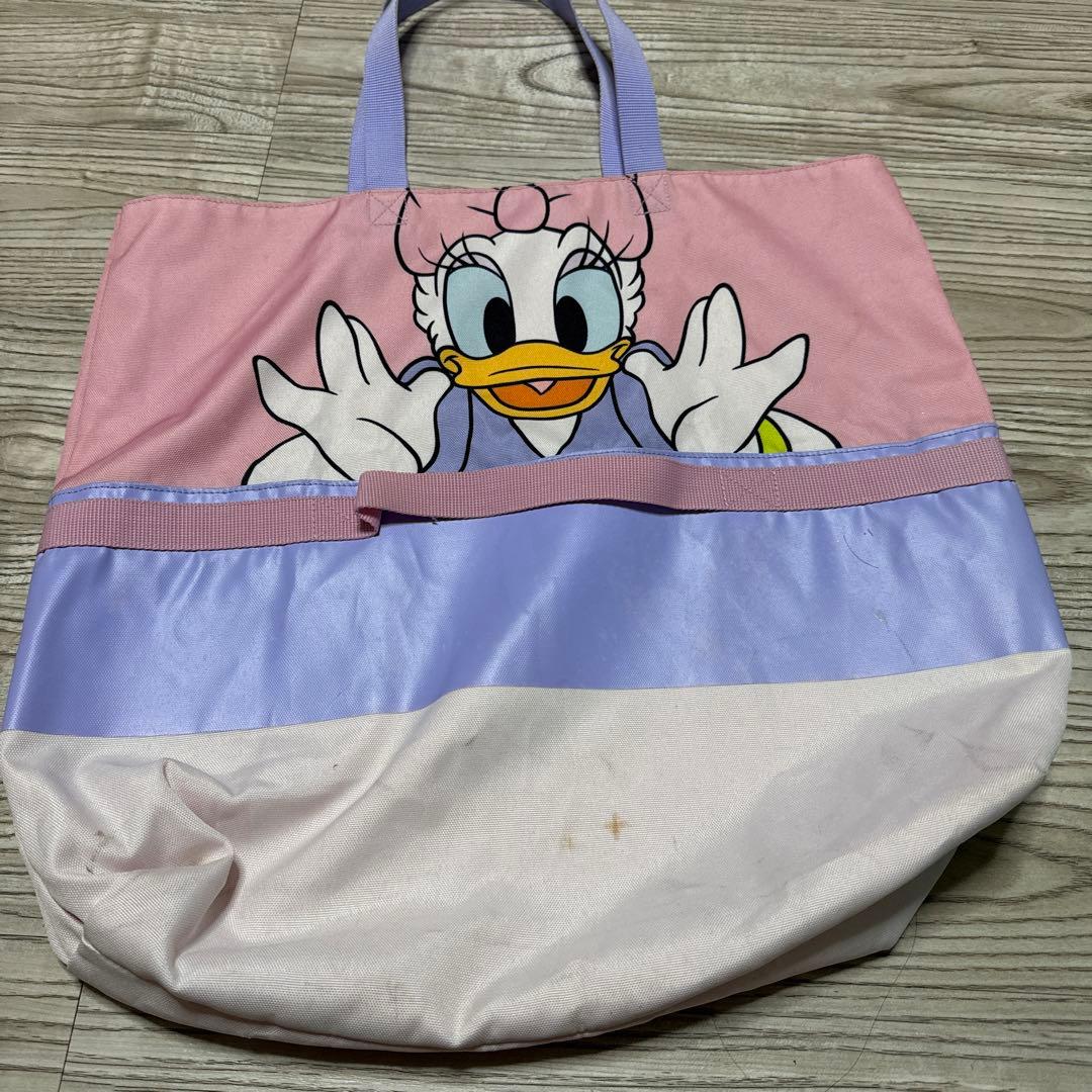 ディズニー　レトロ　デイジー　ぬいば　トートバッグ