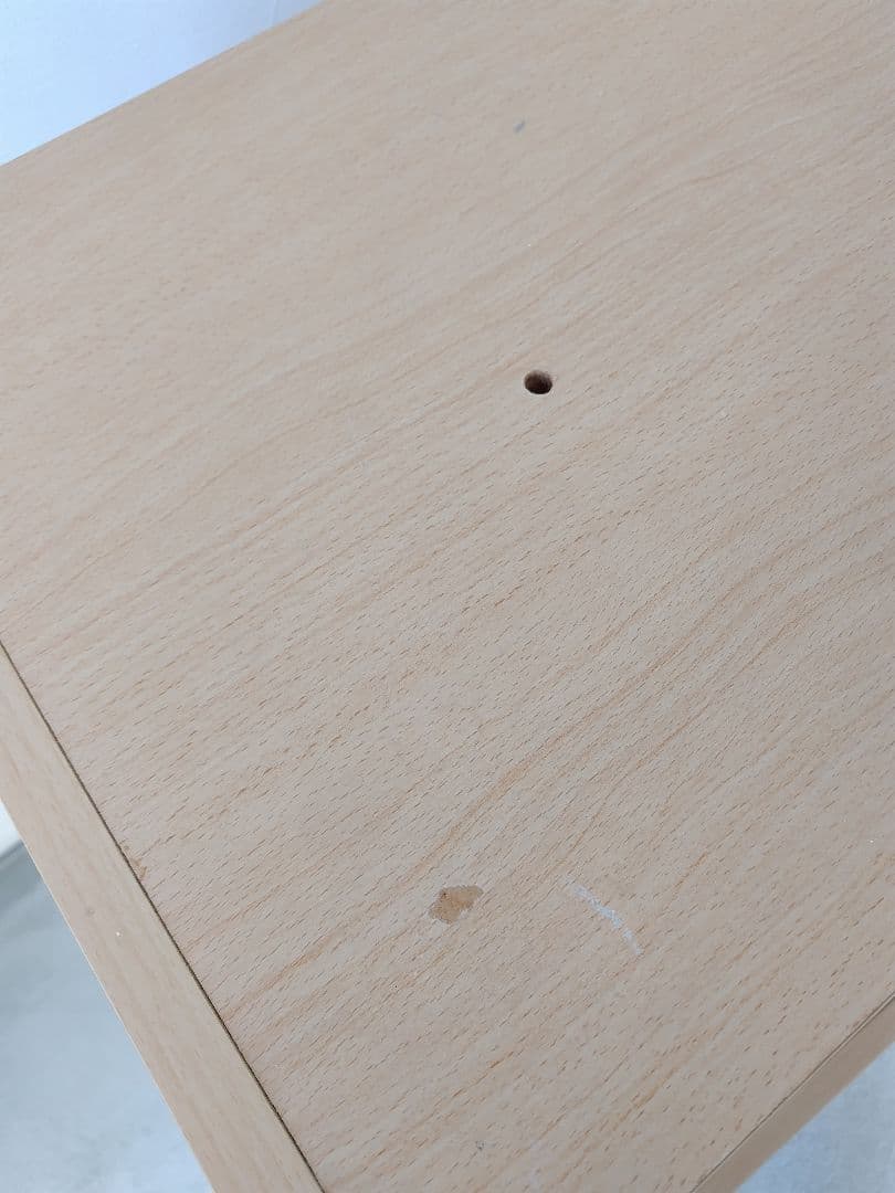 ベルメゾン　木製オープンシェルフ　棚板・引き出し付き