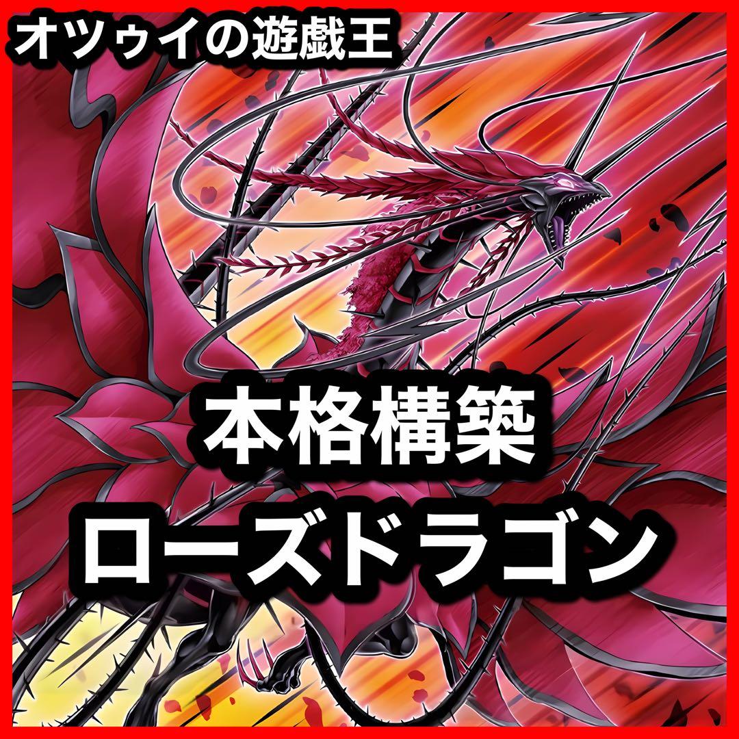 本格構築 ローズドラゴンデッキ レッドローズドラゴン 黒薔薇の破滅竜