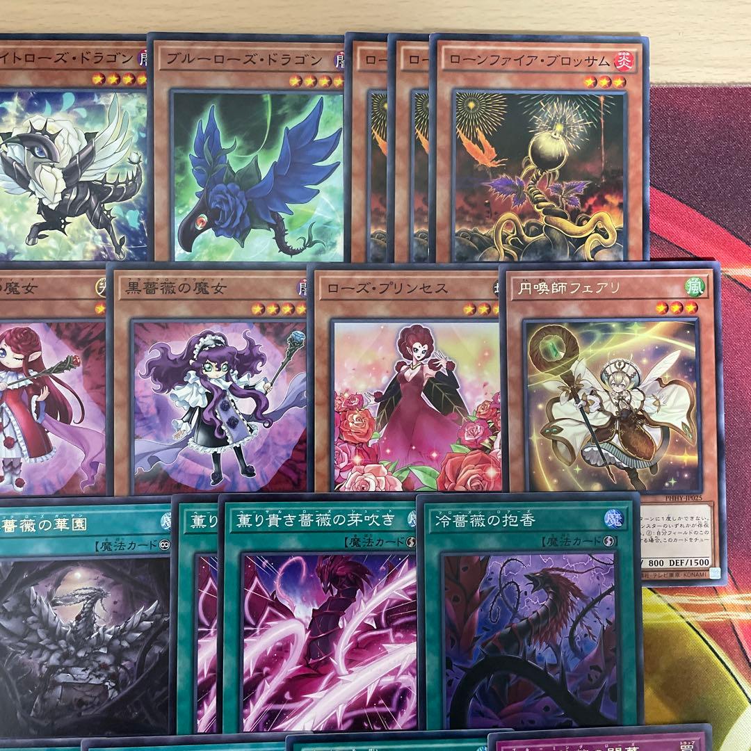 本格構築 ローズドラゴンデッキ レッドローズドラゴン 黒薔薇の破滅竜