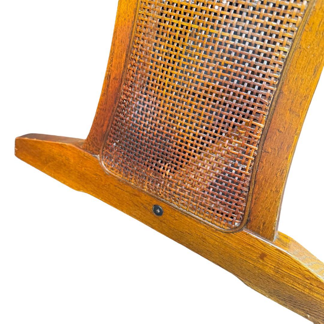 HR736 三越ブルージュ　籐　ラタン　ローテーブル　コーヒーテーブル