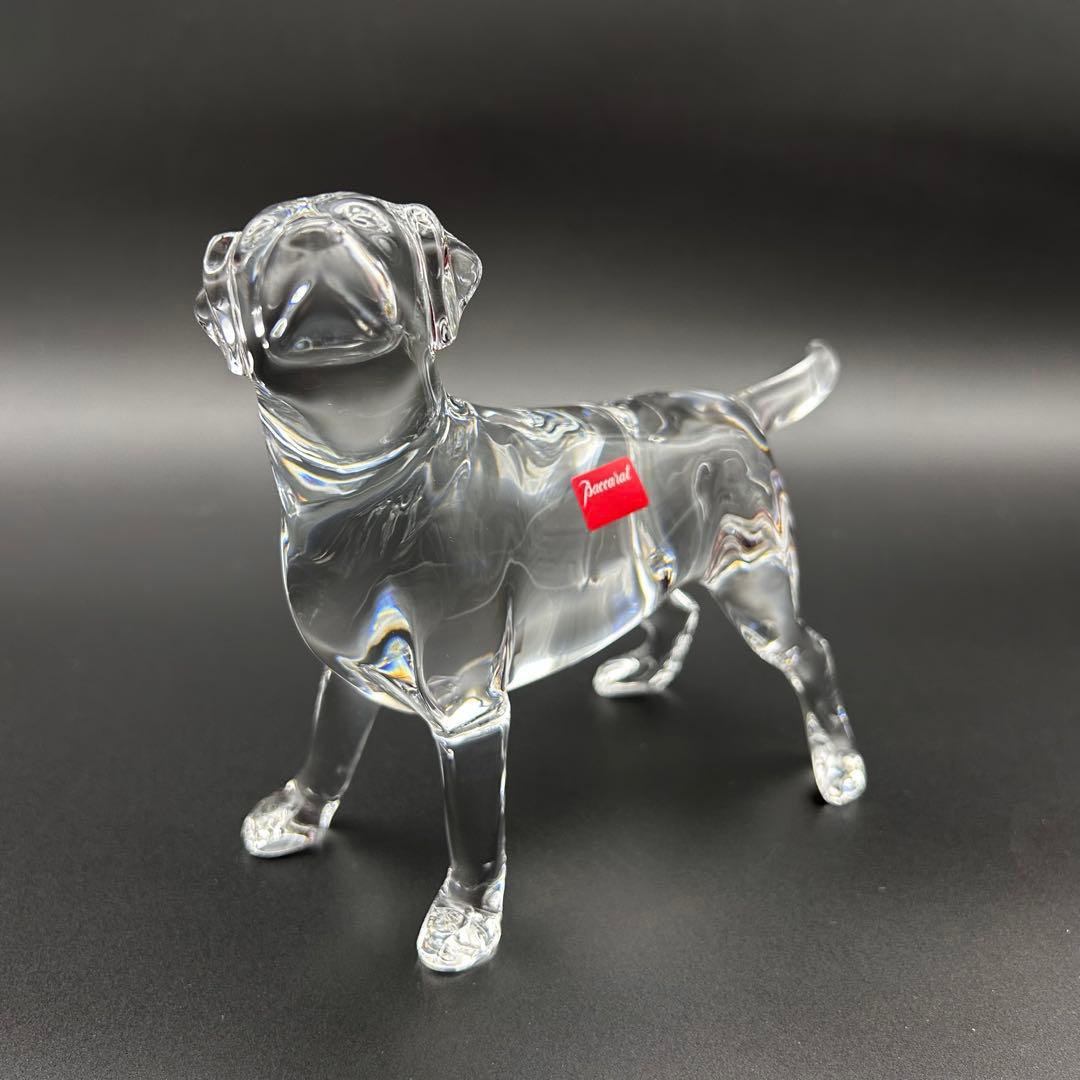 【新品・未使用級】バカラ クリスタル ラブラドール　フィギュアリン　犬　ドッグ