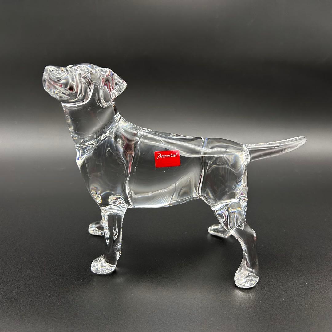 【新品・未使用級】バカラ クリスタル ラブラドール　フィギュアリン　犬　ドッグ