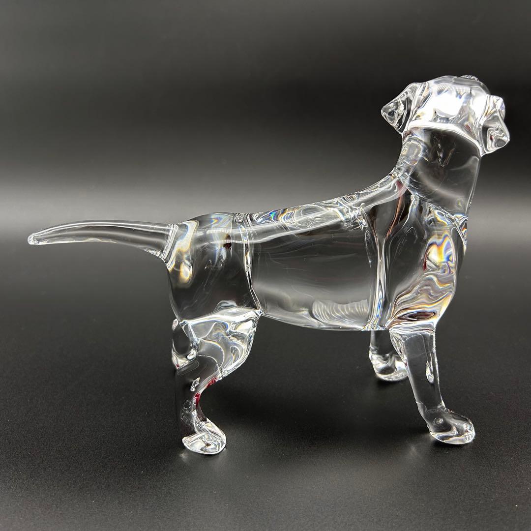 【新品・未使用級】バカラ クリスタル ラブラドール　フィギュアリン　犬　ドッグ