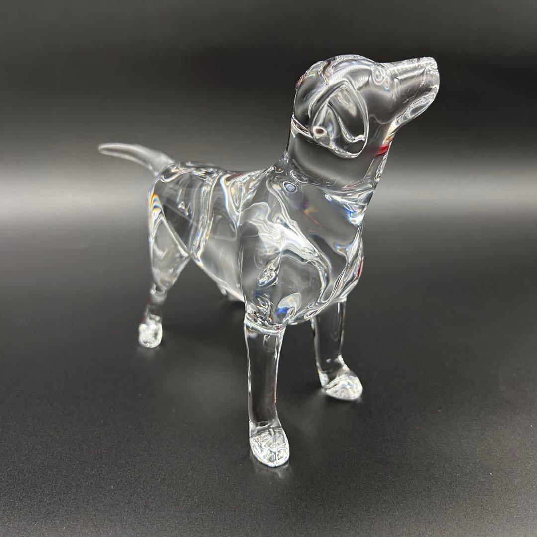 【新品・未使用級】バカラ クリスタル ラブラドール　フィギュアリン　犬　ドッグ