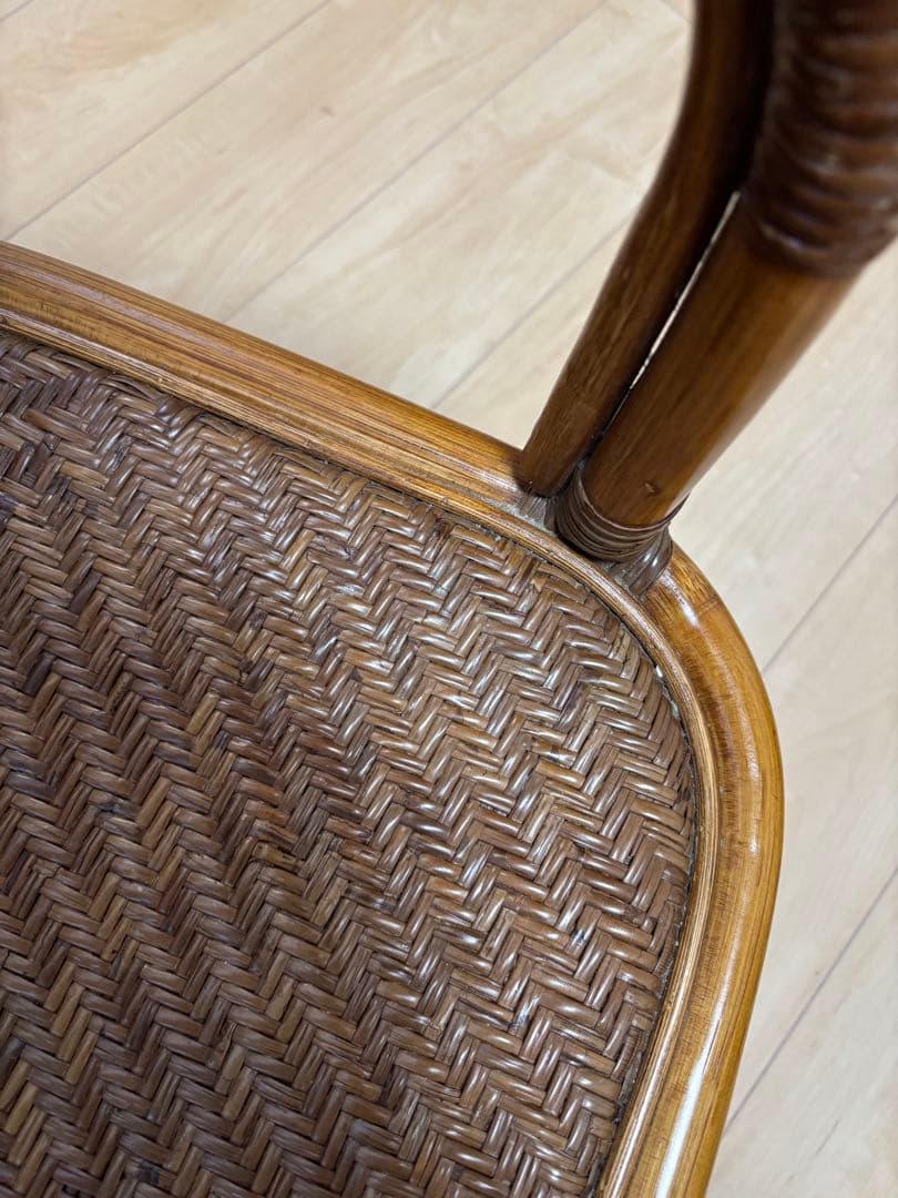 風間 KAZAMA アームチェア 回転椅子 籐家具 ラタン家具