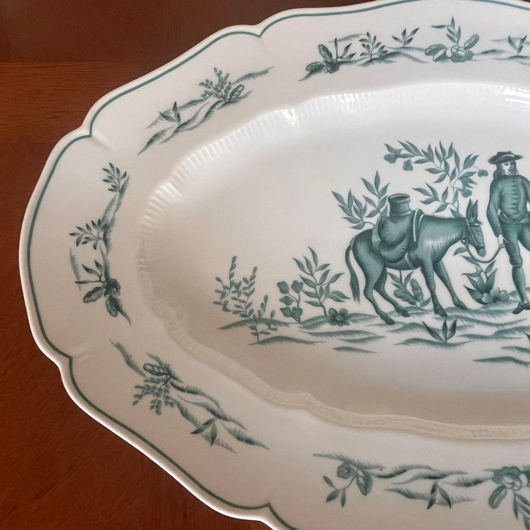 【仏ビンテージ】アビランドリモージュ★Les Islettes★パーティプレート