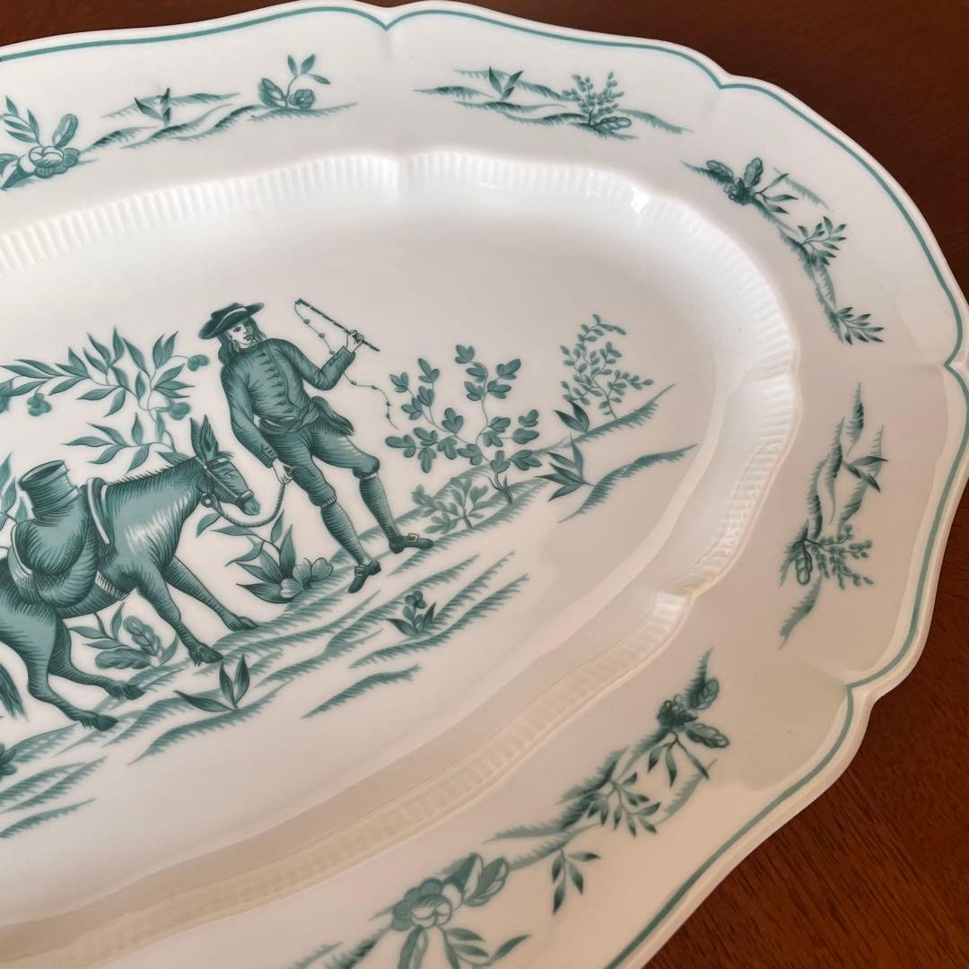 【仏ビンテージ】アビランドリモージュ★Les Islettes★パーティプレート