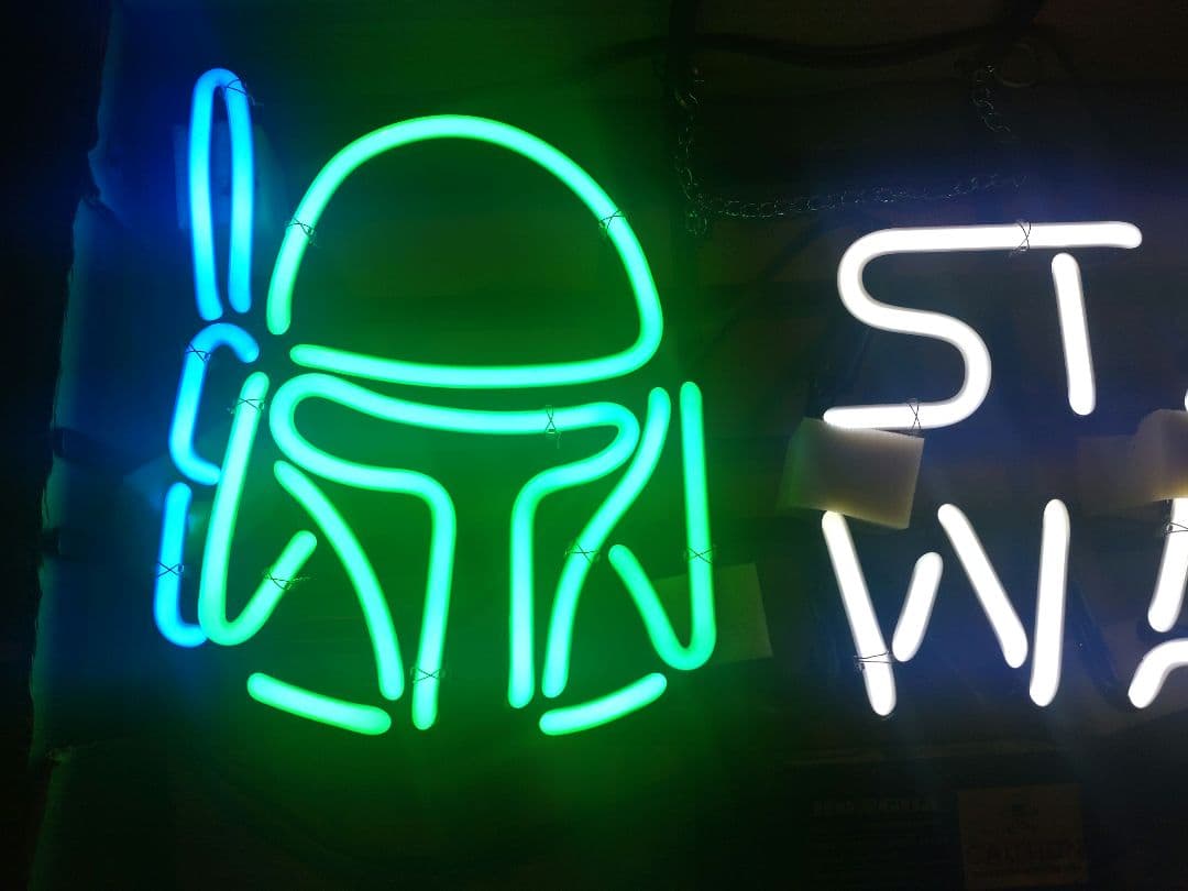 超激レア　スターウォーズ　ネオンサイン　当時物　ボバフェット