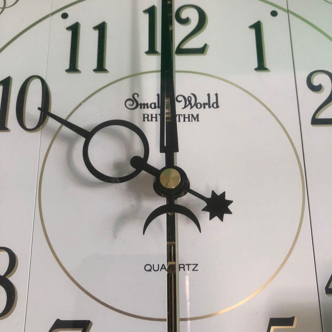 Small World RHYTHM 掛時計 4MH744RH 動作未確認