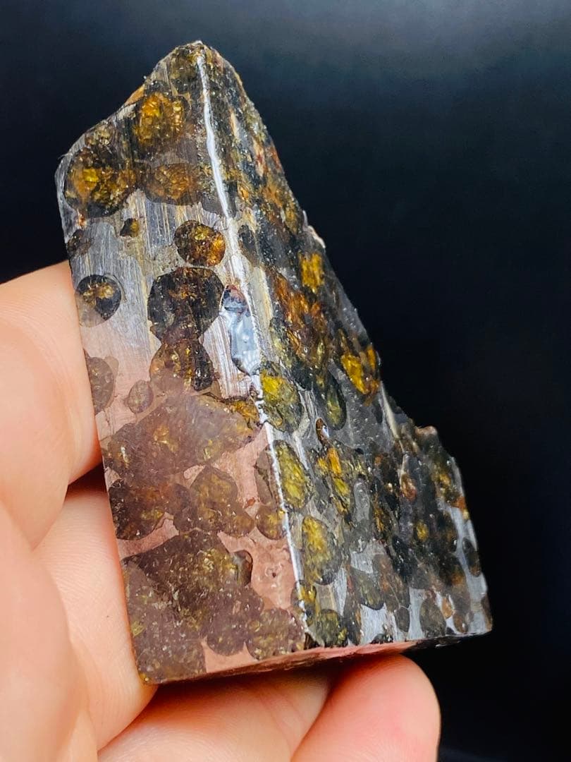 パラサイト隕石 102g 隕石　石鉄隕石　メテオライト セリコ隕石